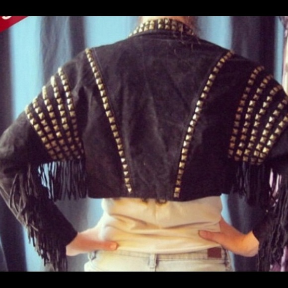 American Vintage jacket with fringe - Picture 2 of 2